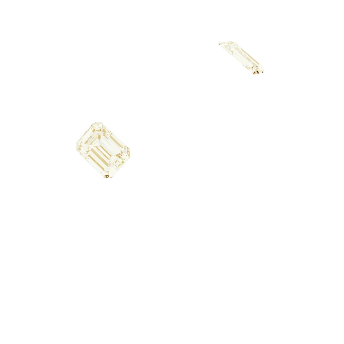 Bezel-Set Three-Stone Engagement Ring