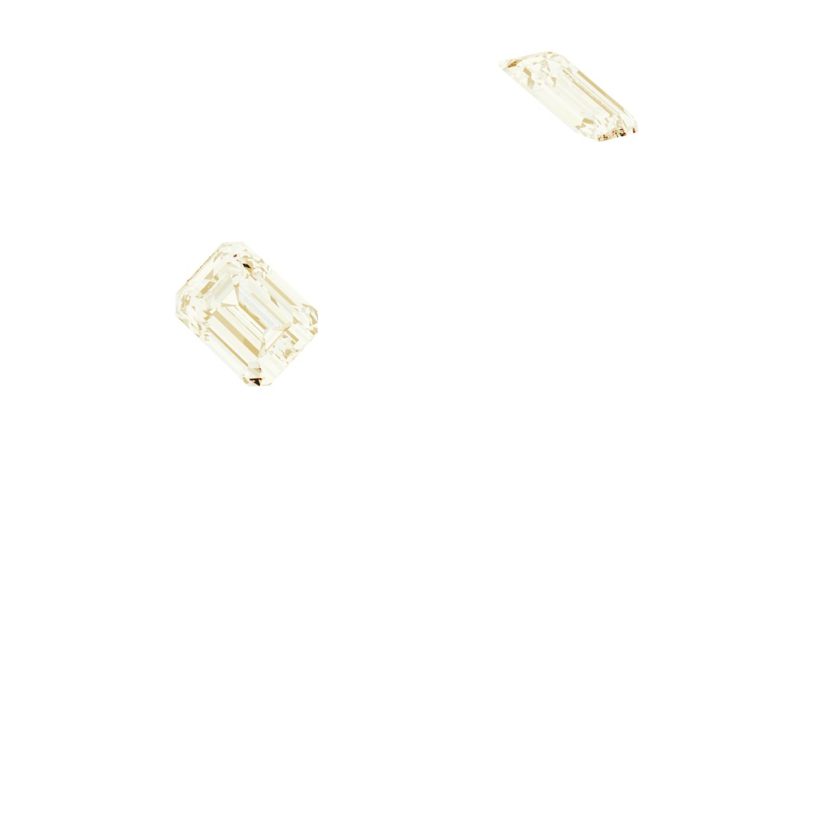 Bezel-Set Three-Stone Engagement Ring