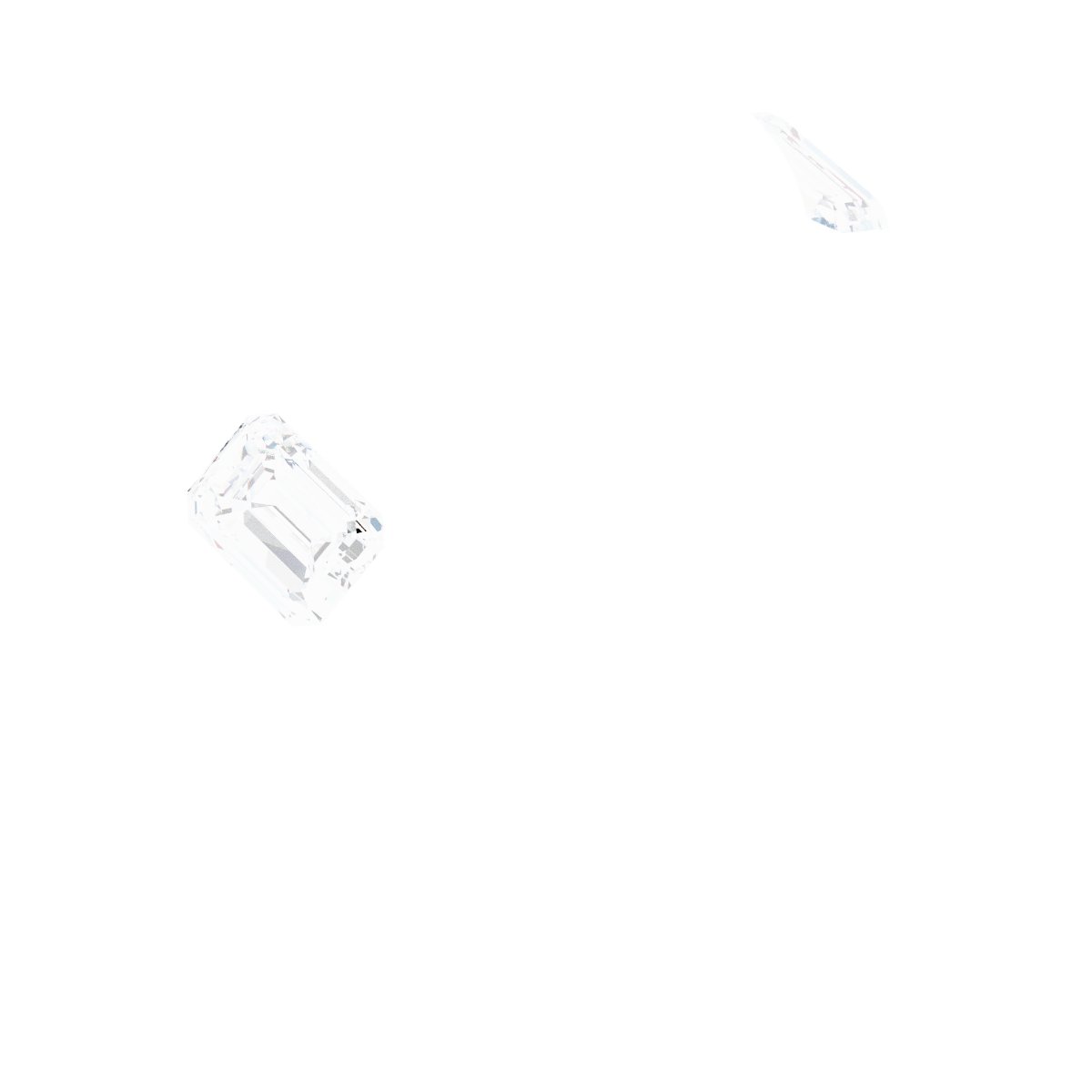 Bezel-Set Three-Stone Engagement Ring