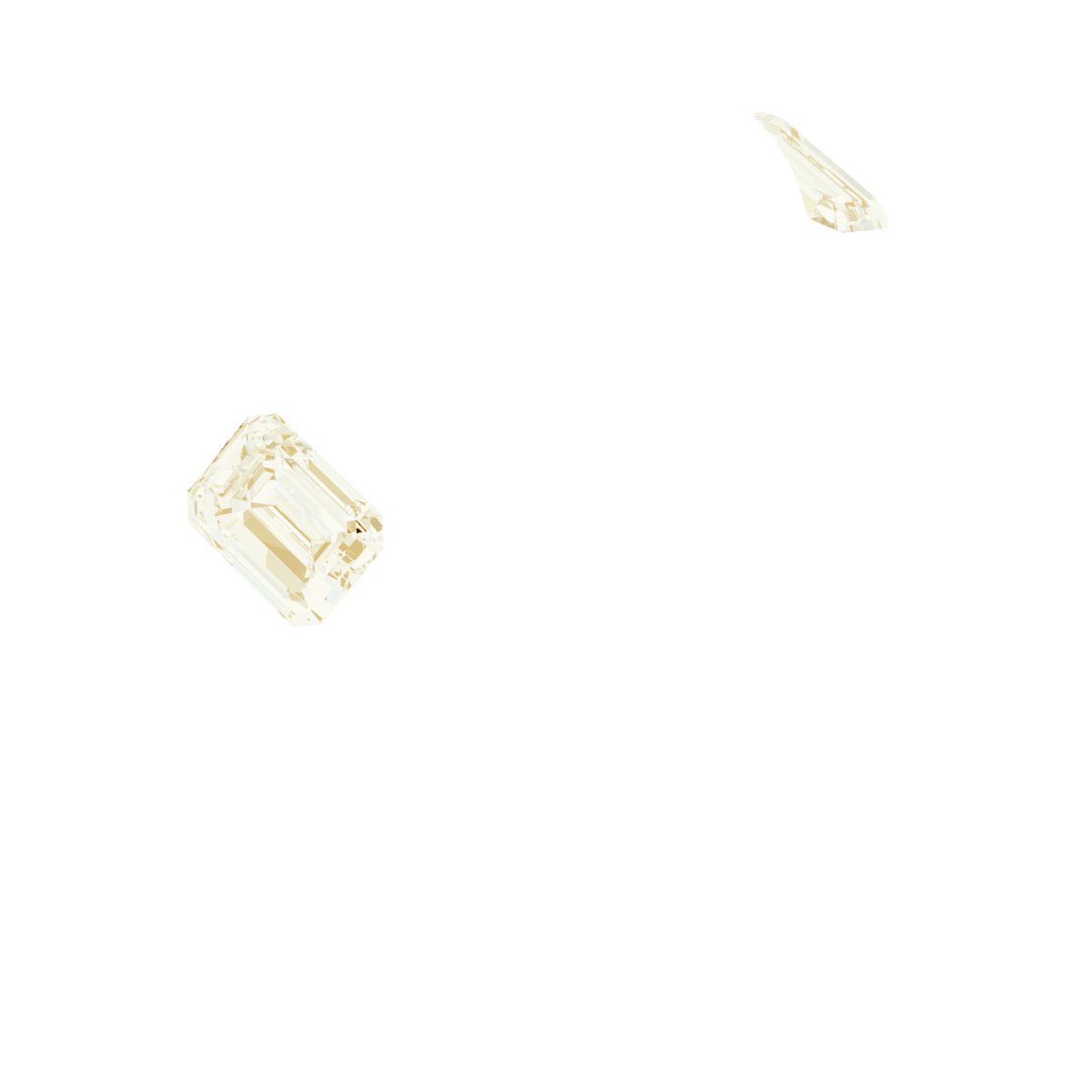 Bezel-Set Three-Stone Engagement Ring