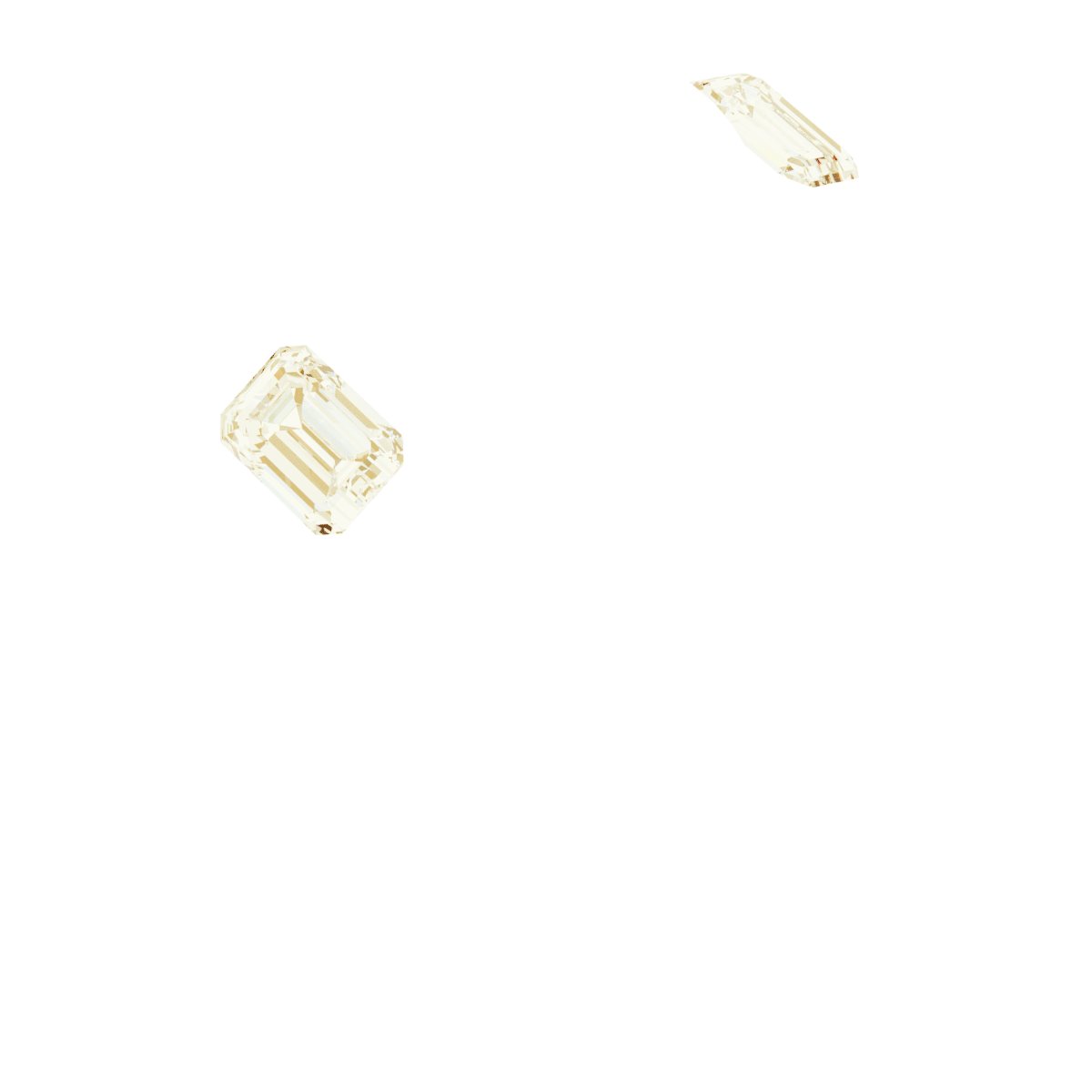 Bezel-Set Three-Stone Engagement Ring