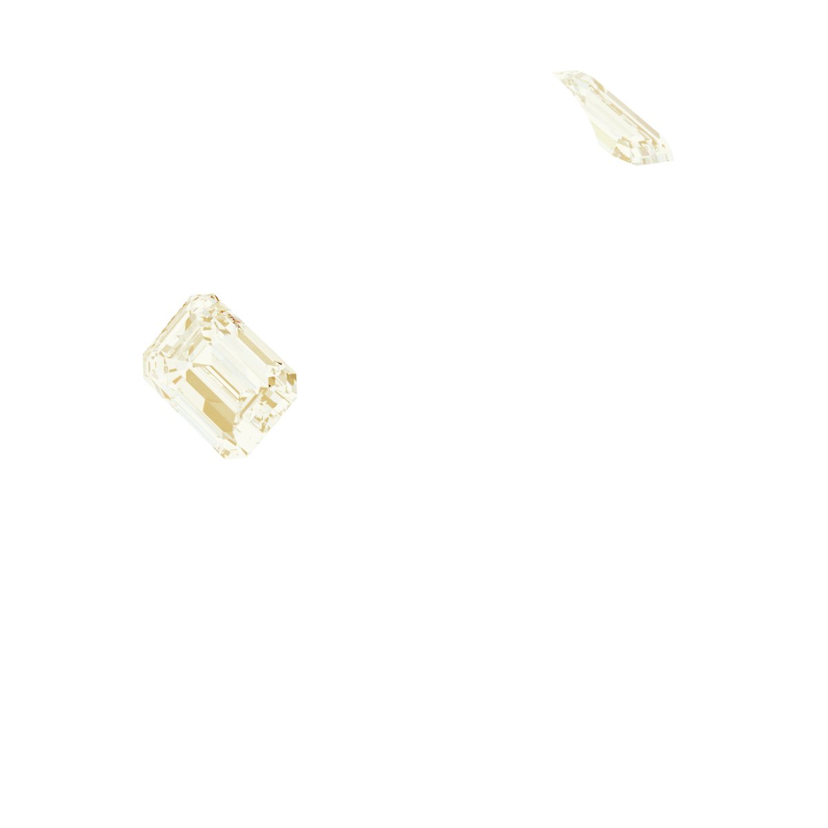 Bezel-Set Three-Stone Engagement Ring