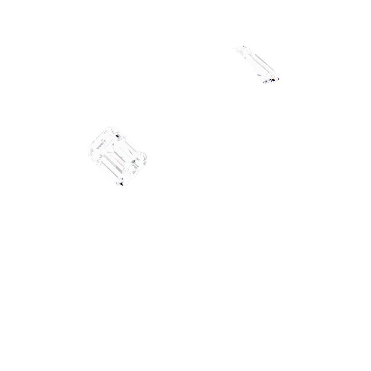Bezel-Set Three-Stone Engagement Ring
