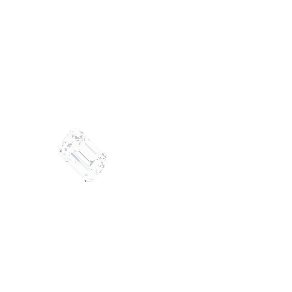 Bezel-Set Three-Stone Engagement Ring