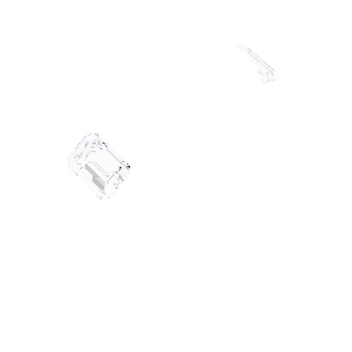 Bezel-Set Three-Stone Engagement Ring