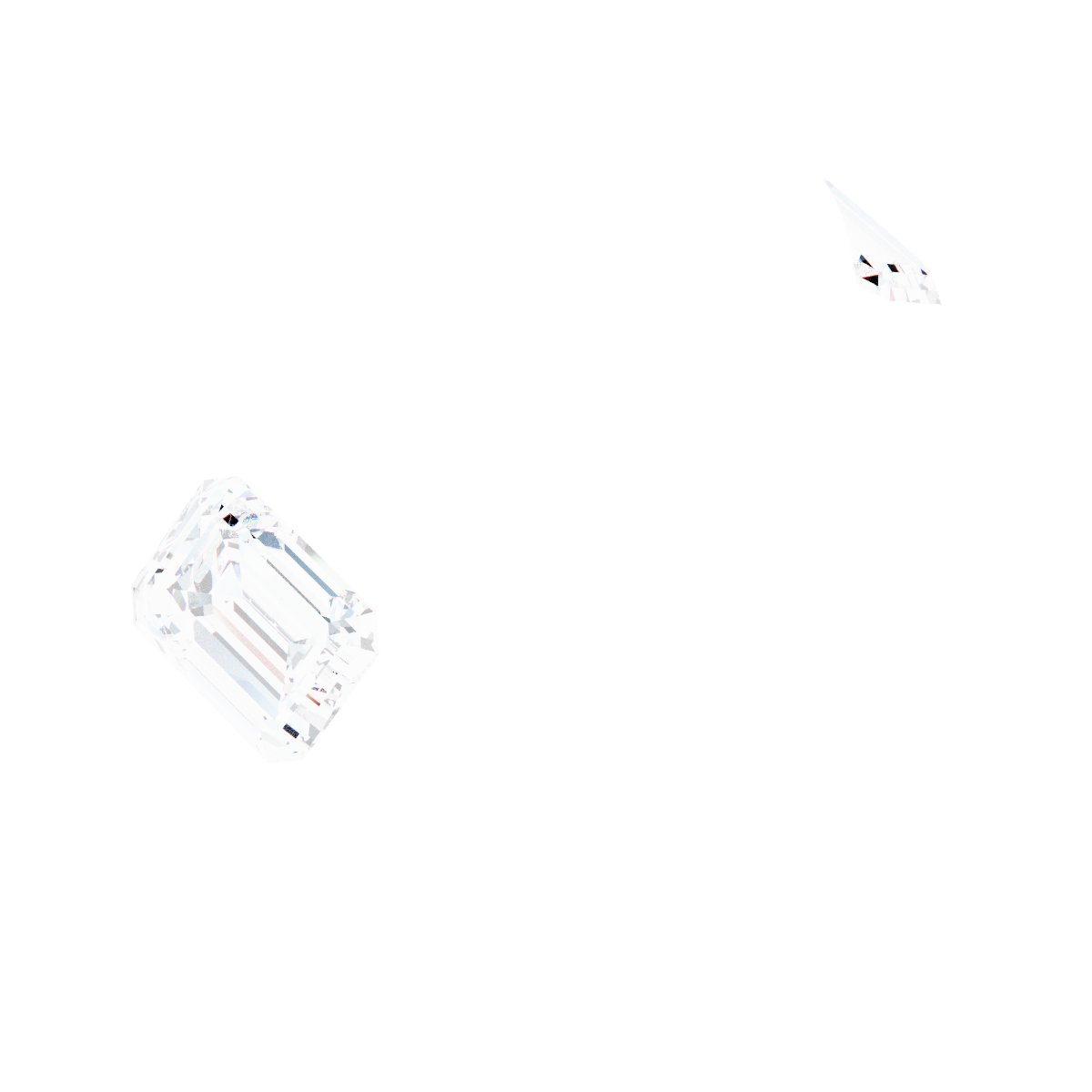 Bezel-Set Three-Stone Engagement Ring
