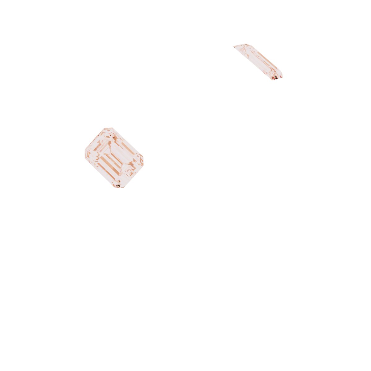 Bezel-Set Three-Stone Engagement Ring