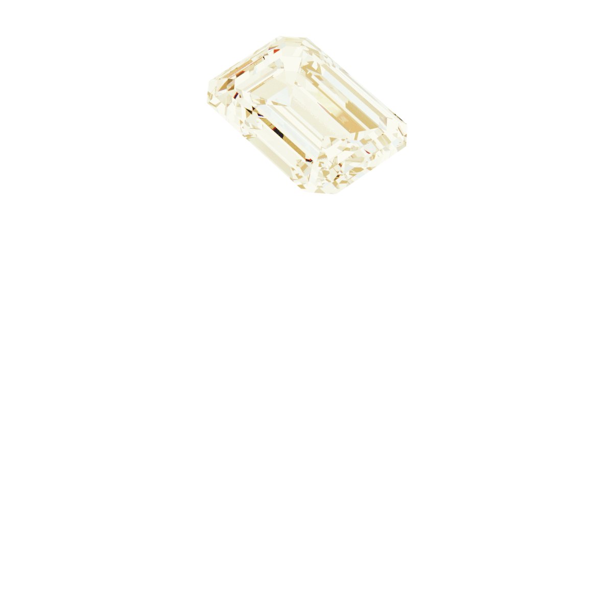 Bezel-Set Three-Stone Engagement Ring
