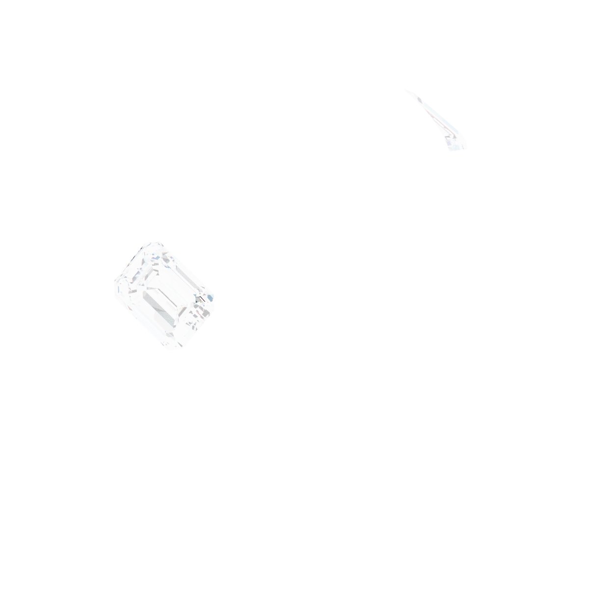 Bezel-Set Three-Stone Engagement Ring