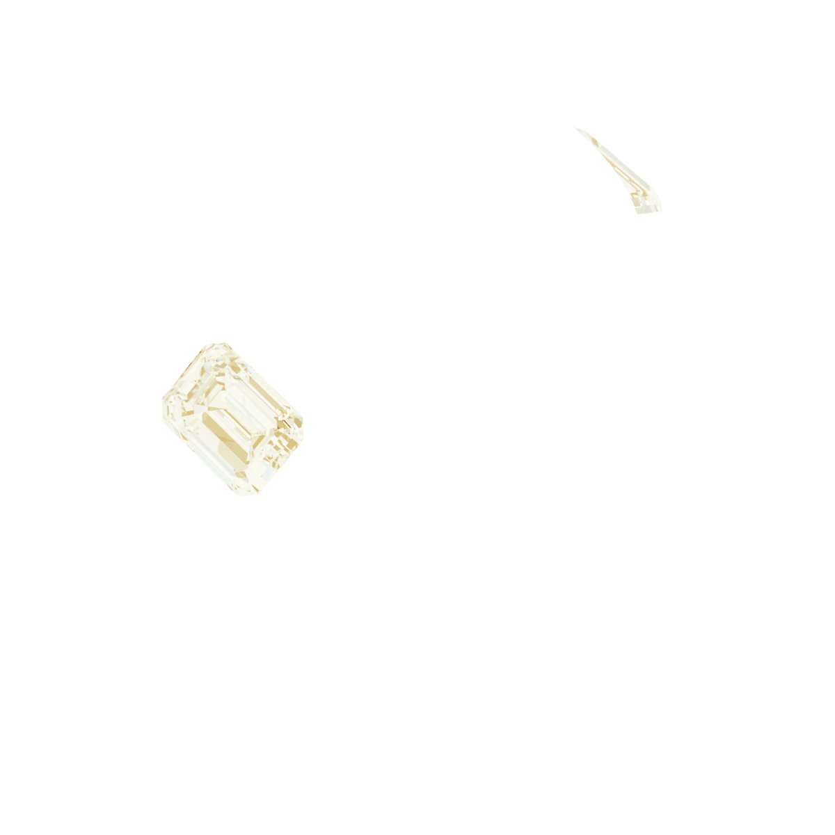 Bezel-Set Three-Stone Engagement Ring