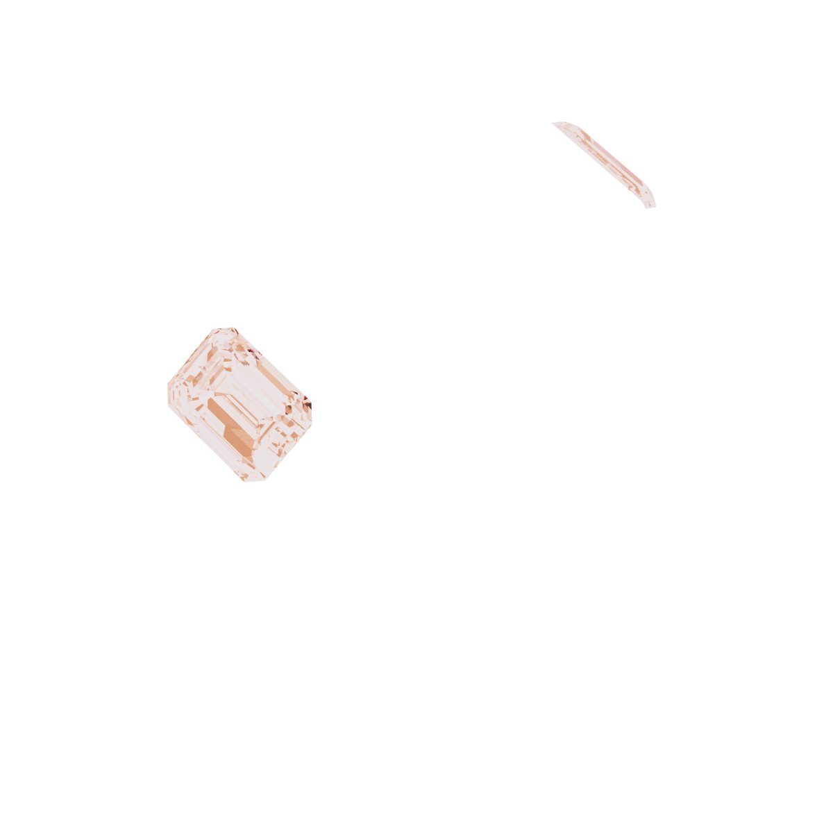 Bezel-Set Three-Stone Engagement Ring