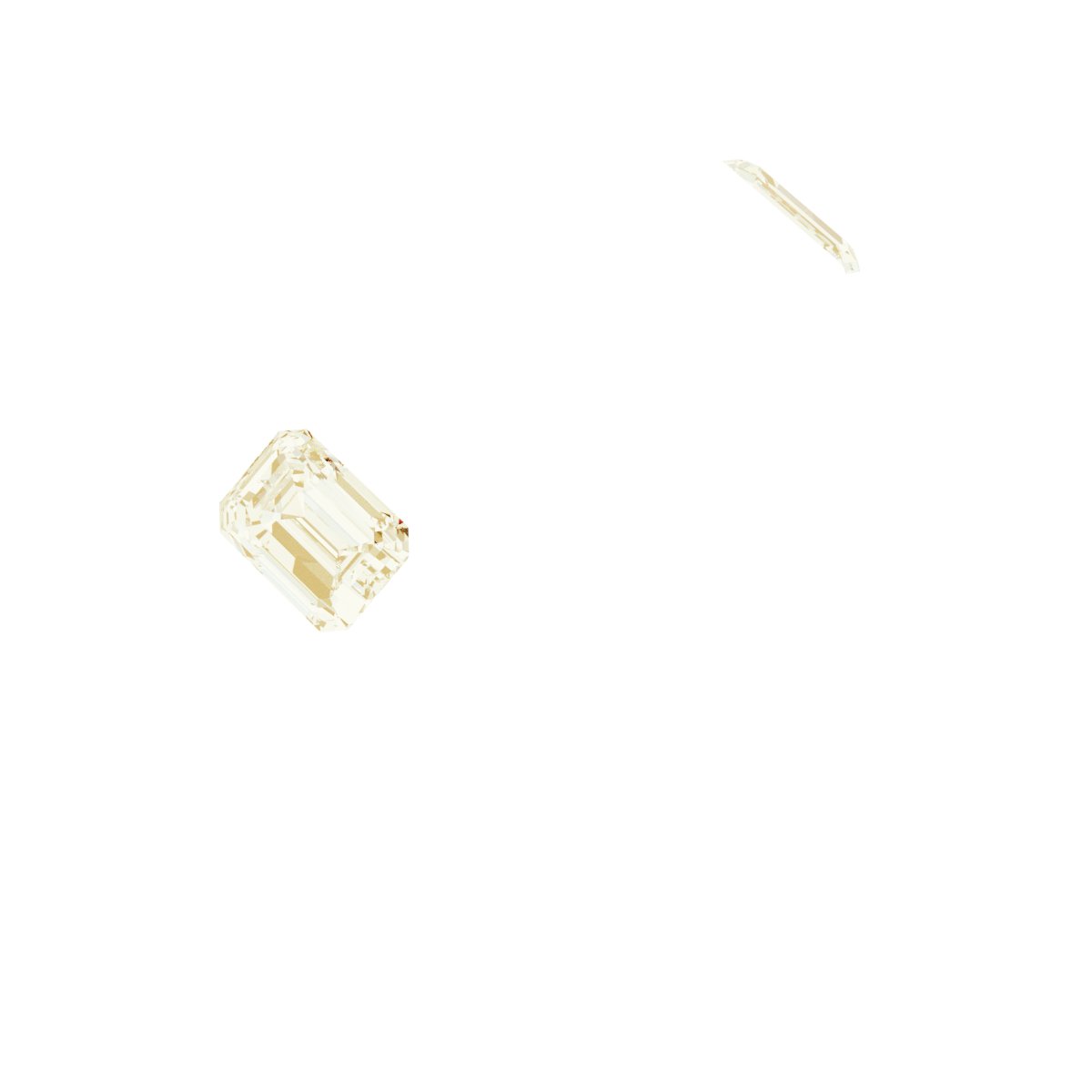 Bezel-Set Three-Stone Engagement Ring