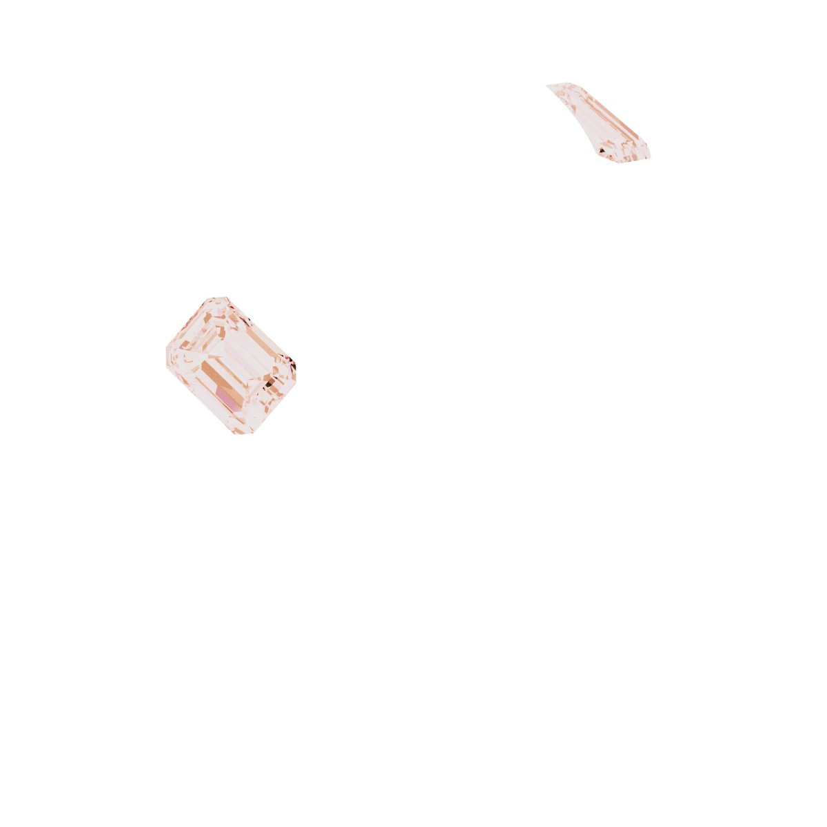 Bezel-Set Three-Stone Engagement Ring