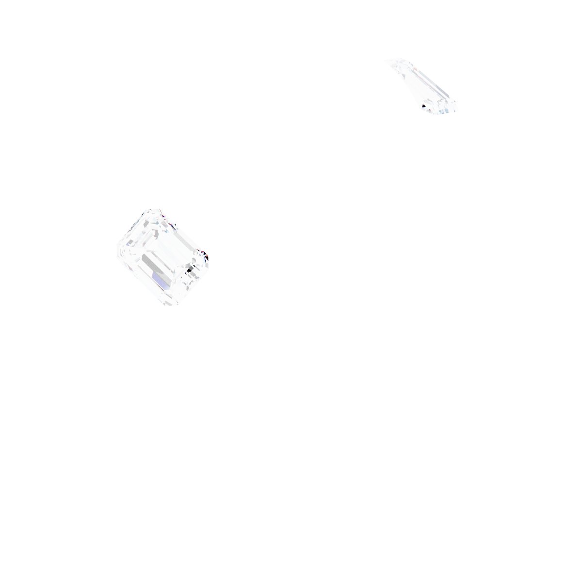Bezel-Set Three-Stone Engagement Ring