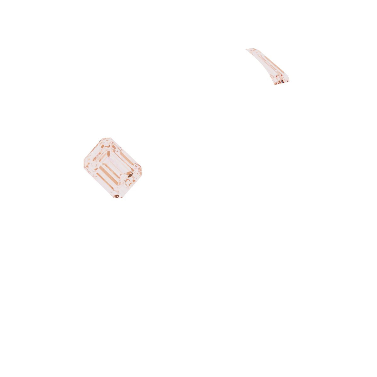 Bezel-Set Three-Stone Engagement Ring