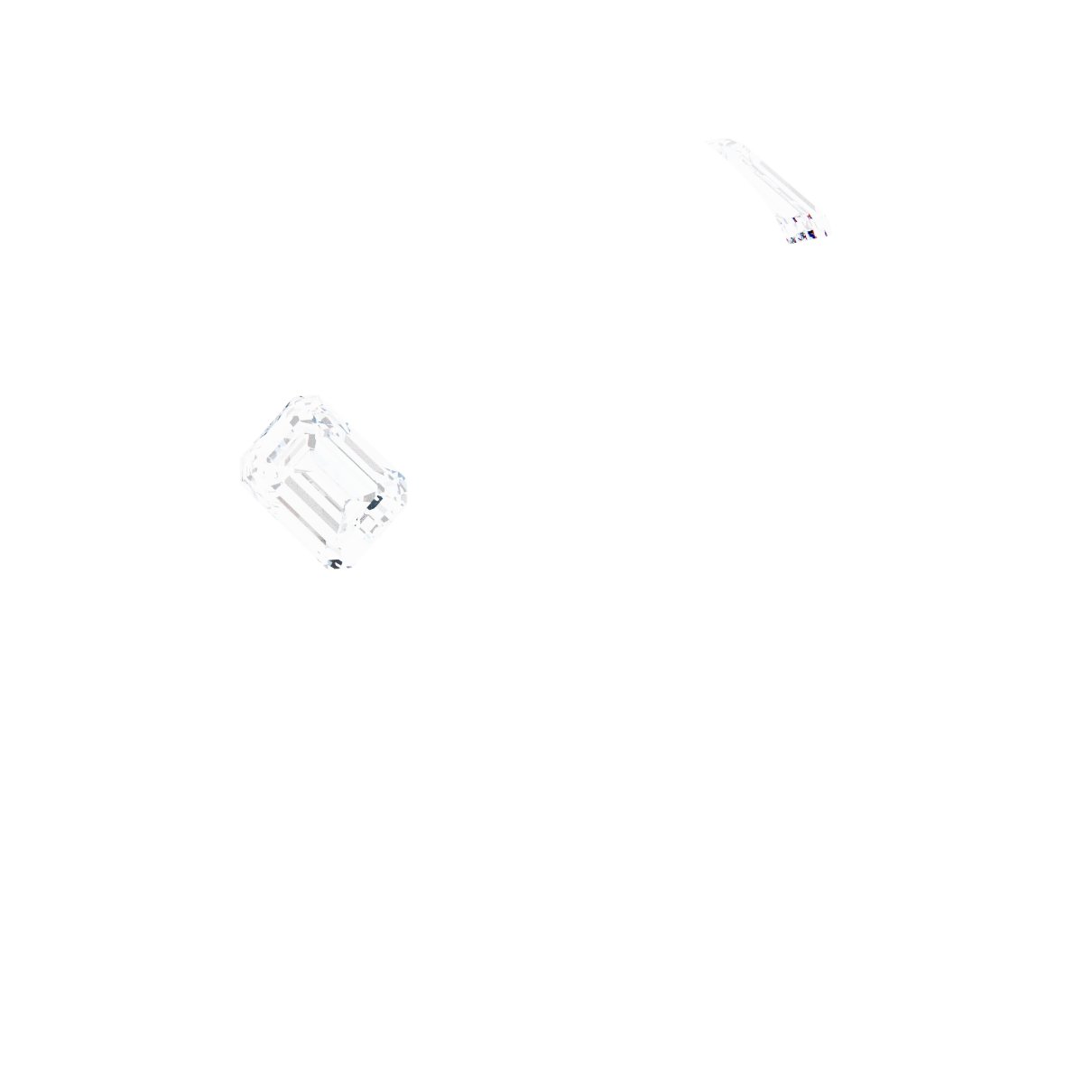 Bezel-Set Three-Stone Engagement Ring