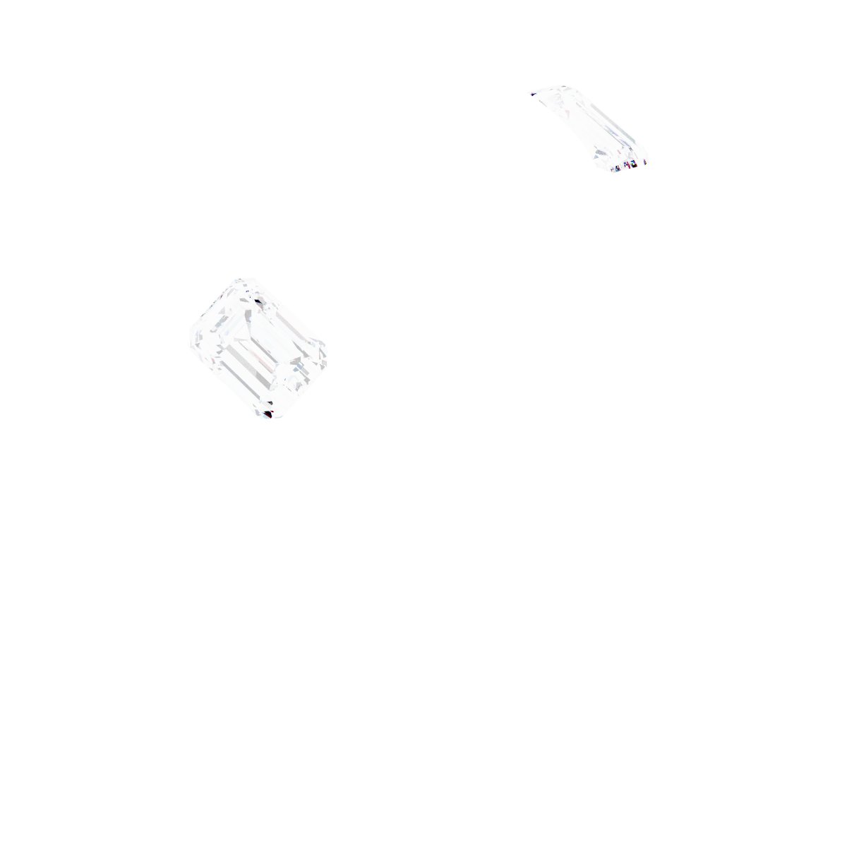 Bezel-Set Three-Stone Engagement Ring