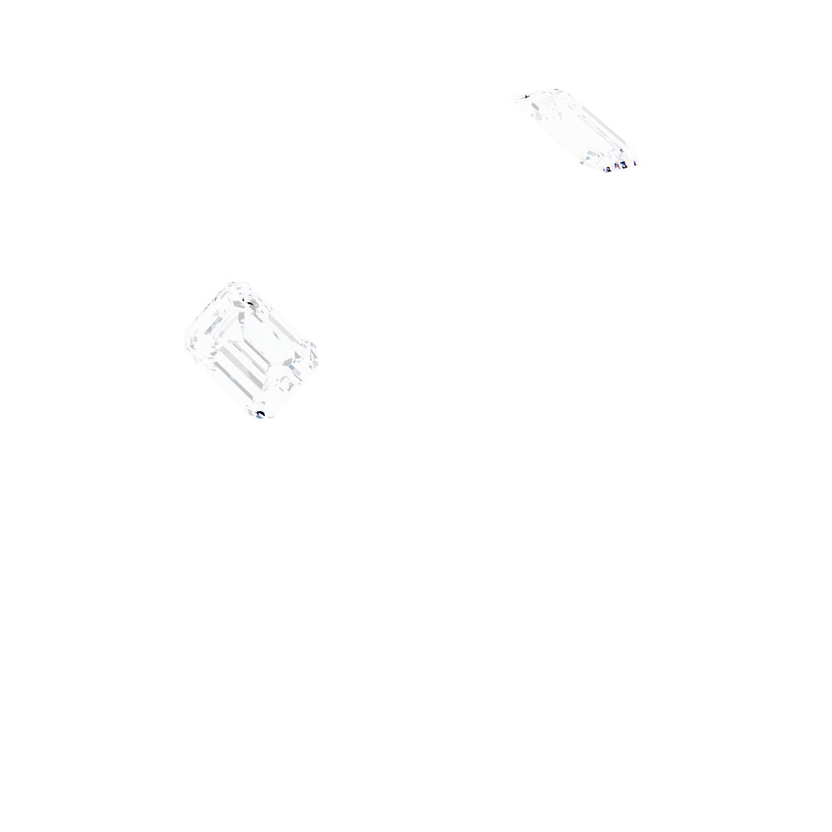 Bezel-Set Three-Stone Engagement Ring