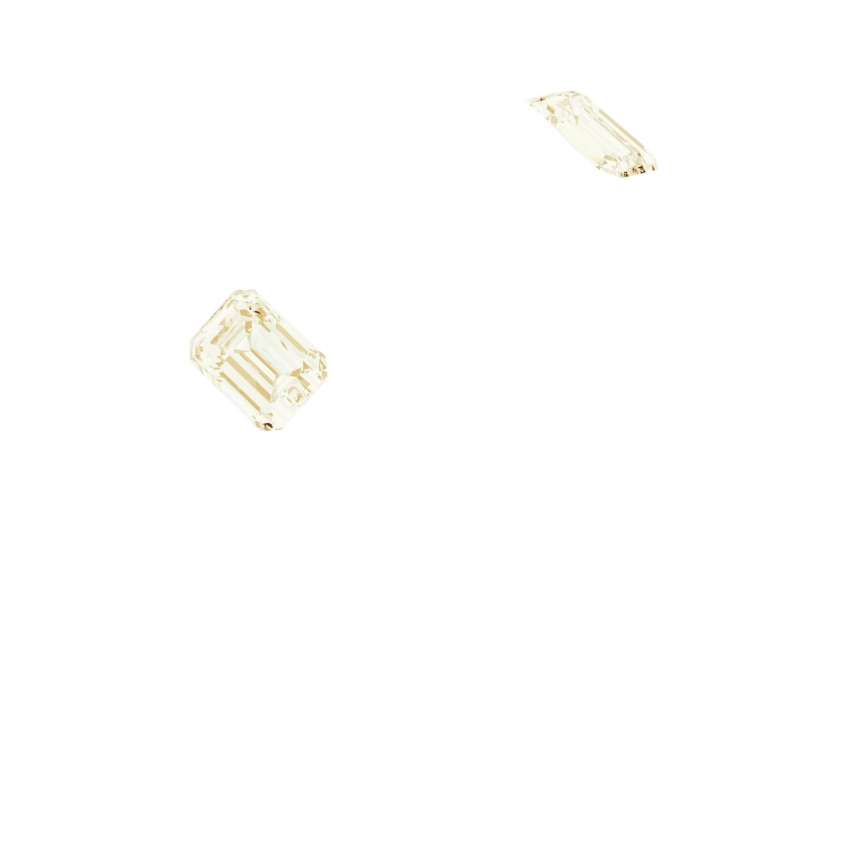 Bezel-Set Three-Stone Engagement Ring