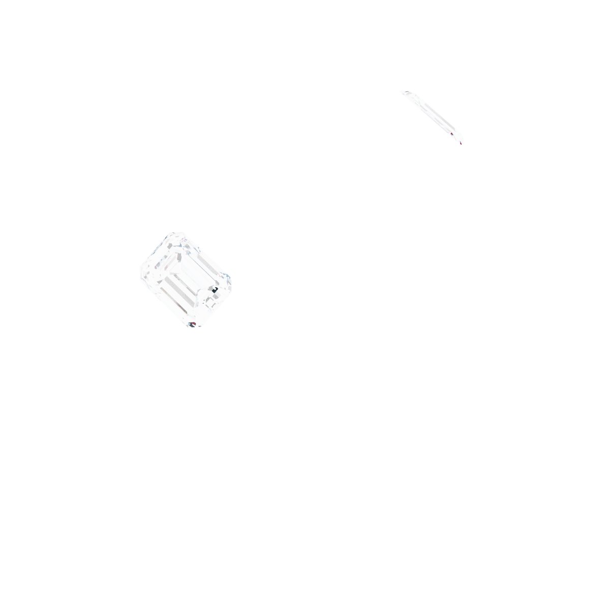 Bezel-Set Three-Stone Engagement Ring
