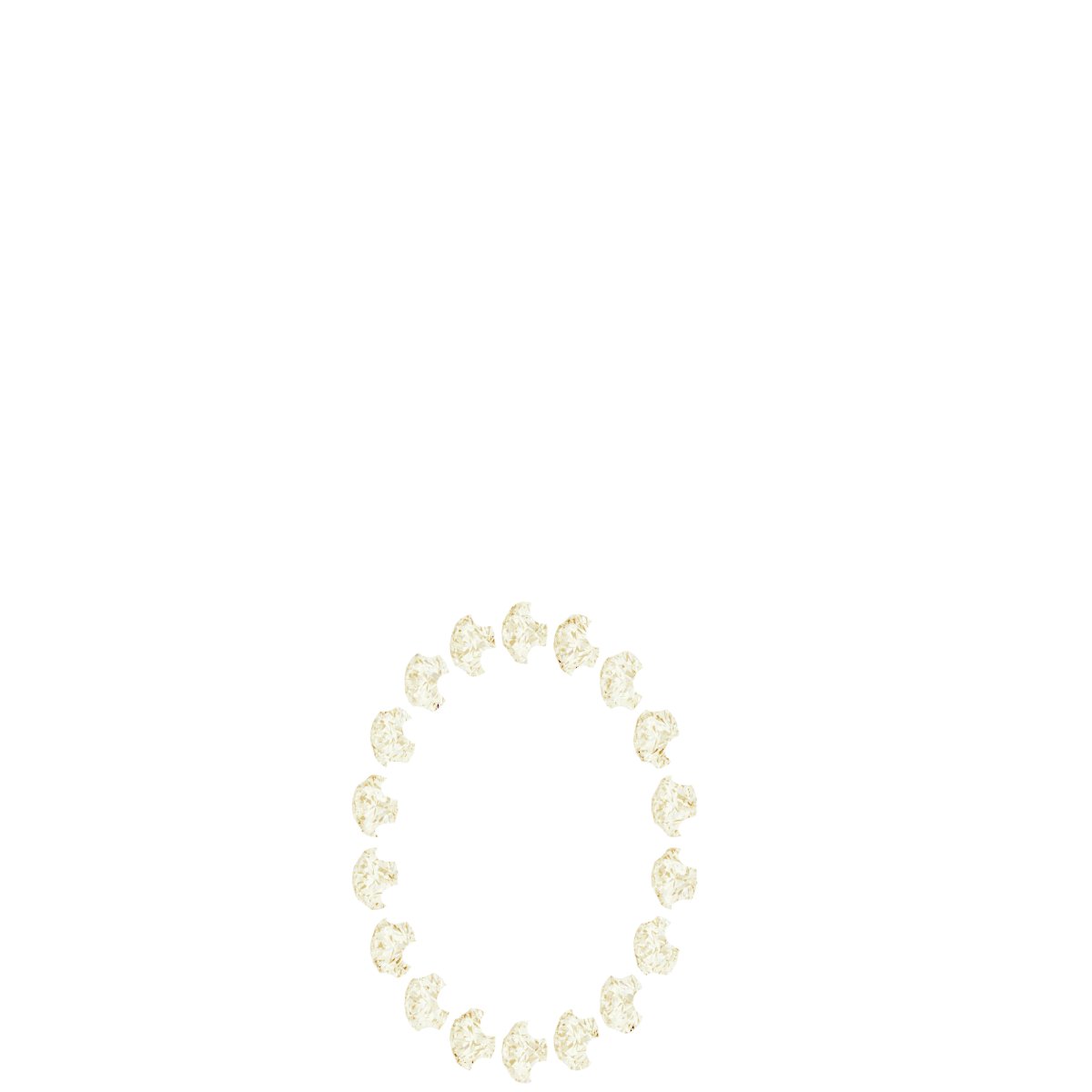 Alternative view of Accented Circle Necklace or Pendant