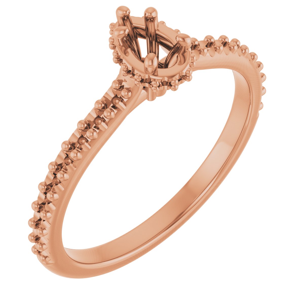Hidden Halo-Style Engagement Ring