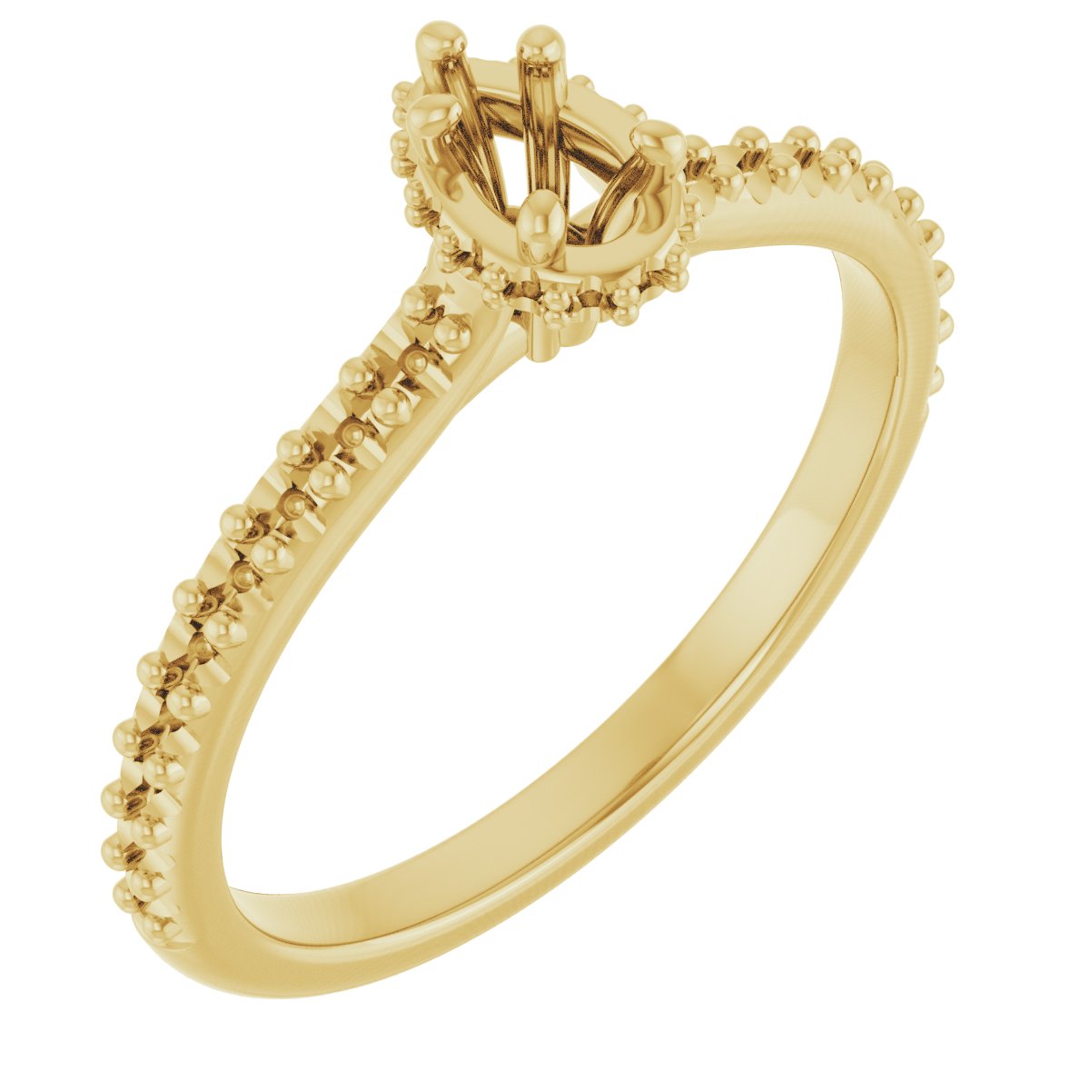 Hidden Halo-Style Engagement Ring