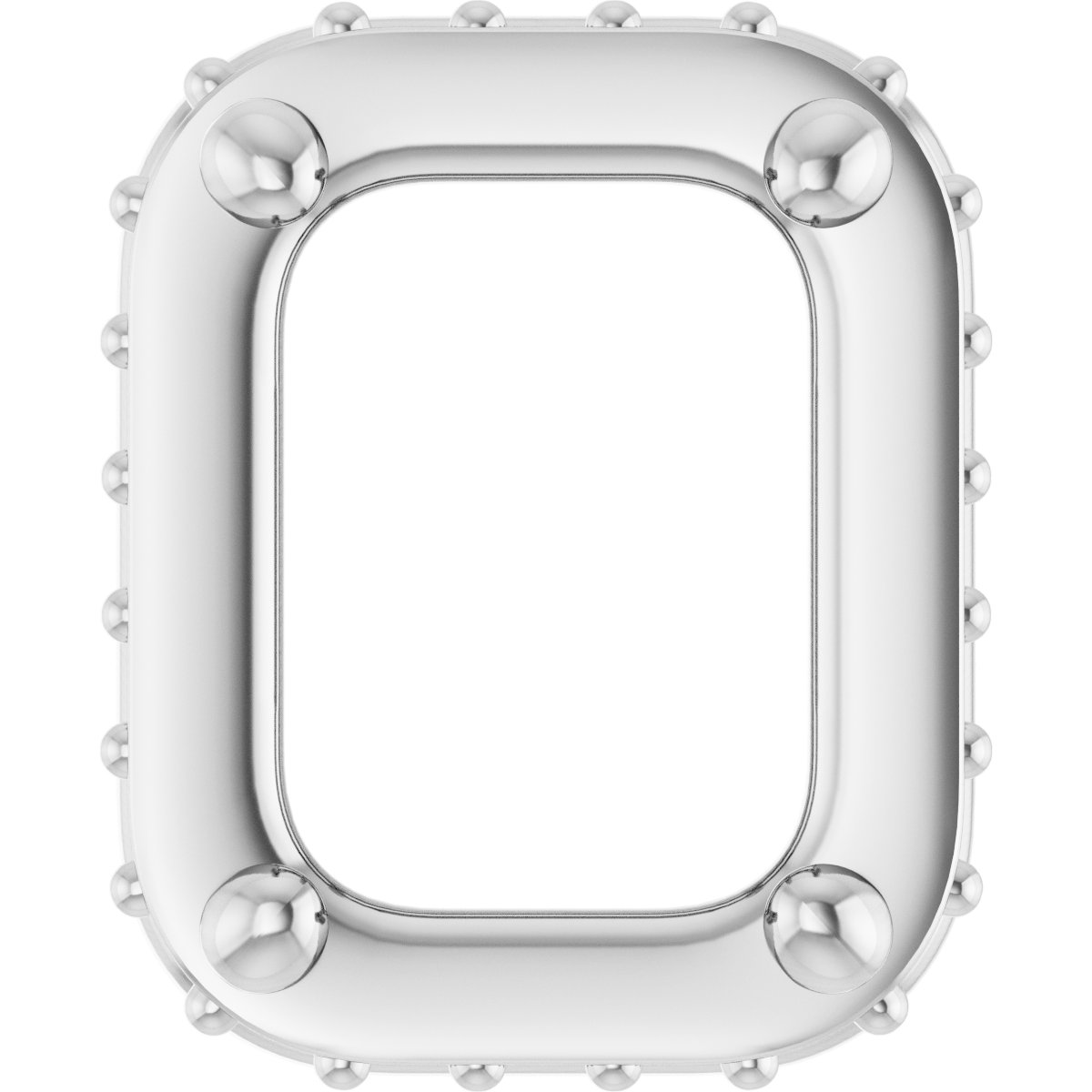 Hidden Halo-Style Bezel-Style Pendant