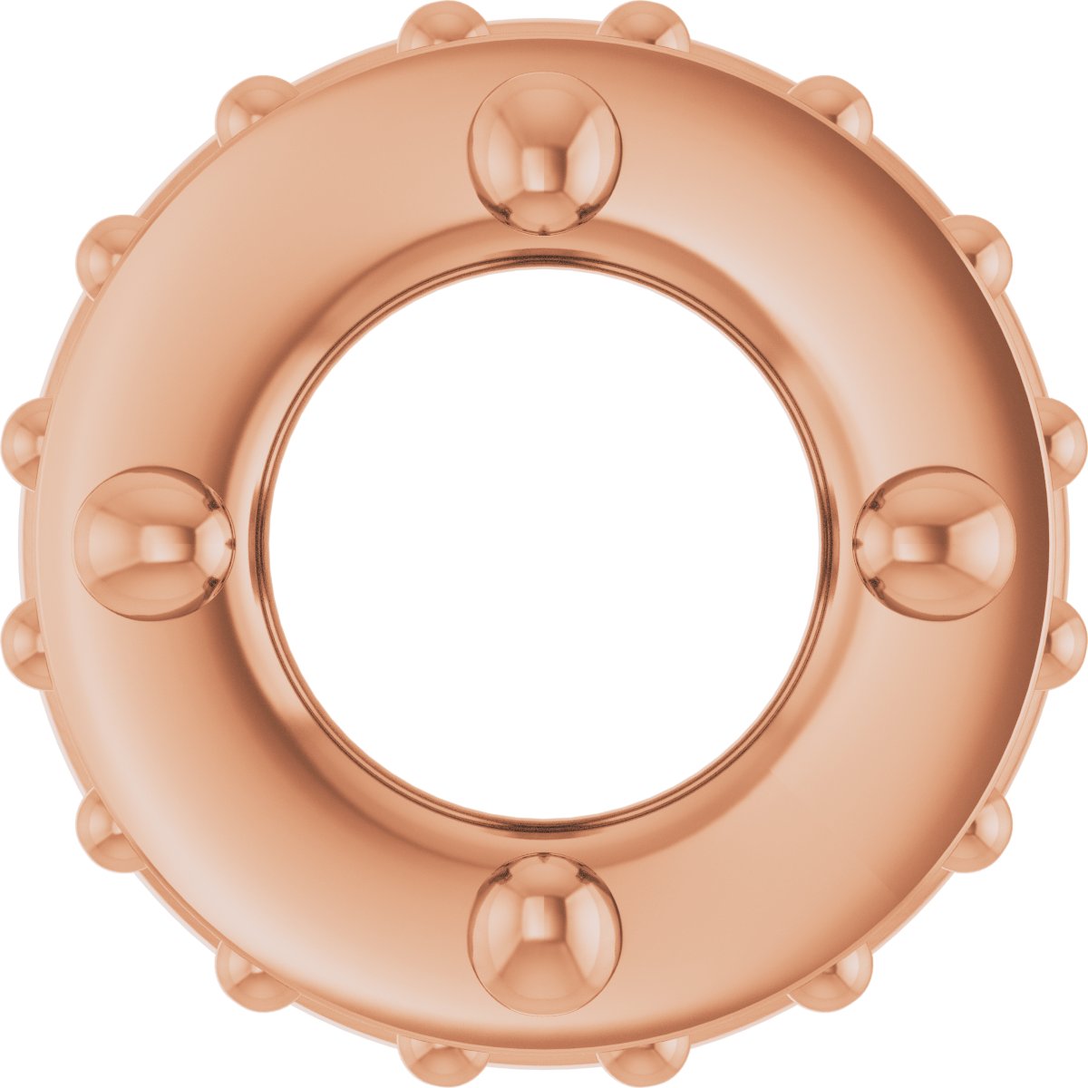 Hidden Halo-Style Bezel-Style Pendant