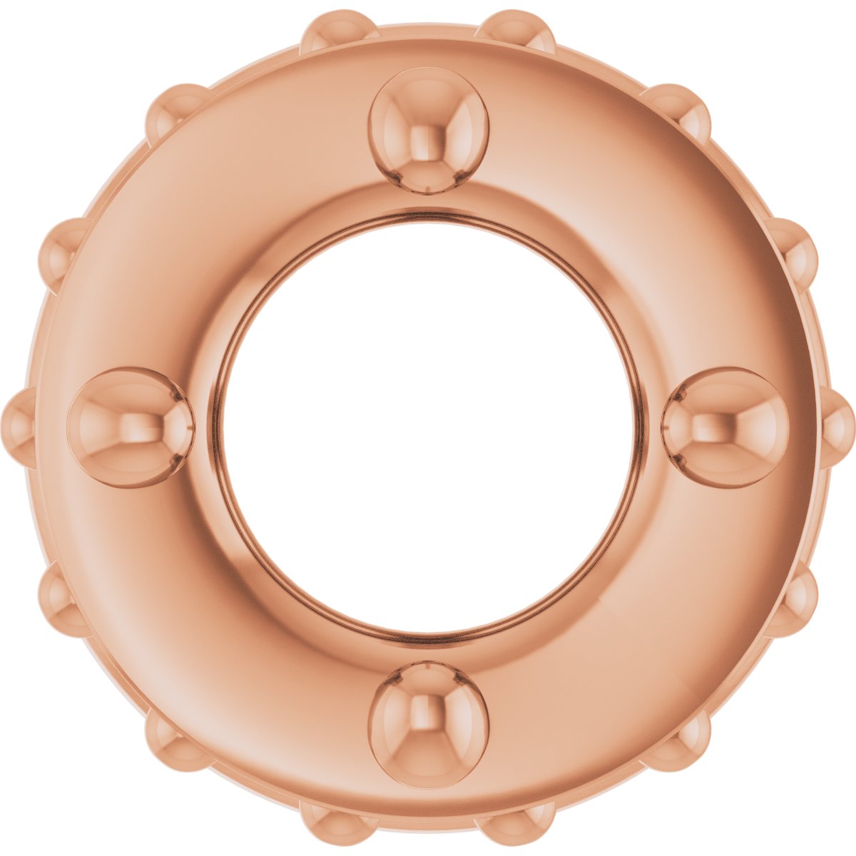 Hidden Halo-Style Bezel-Style Pendant