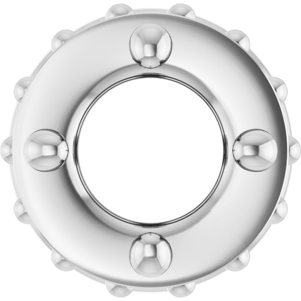 Hidden Halo-Style Bezel-Style Pendant