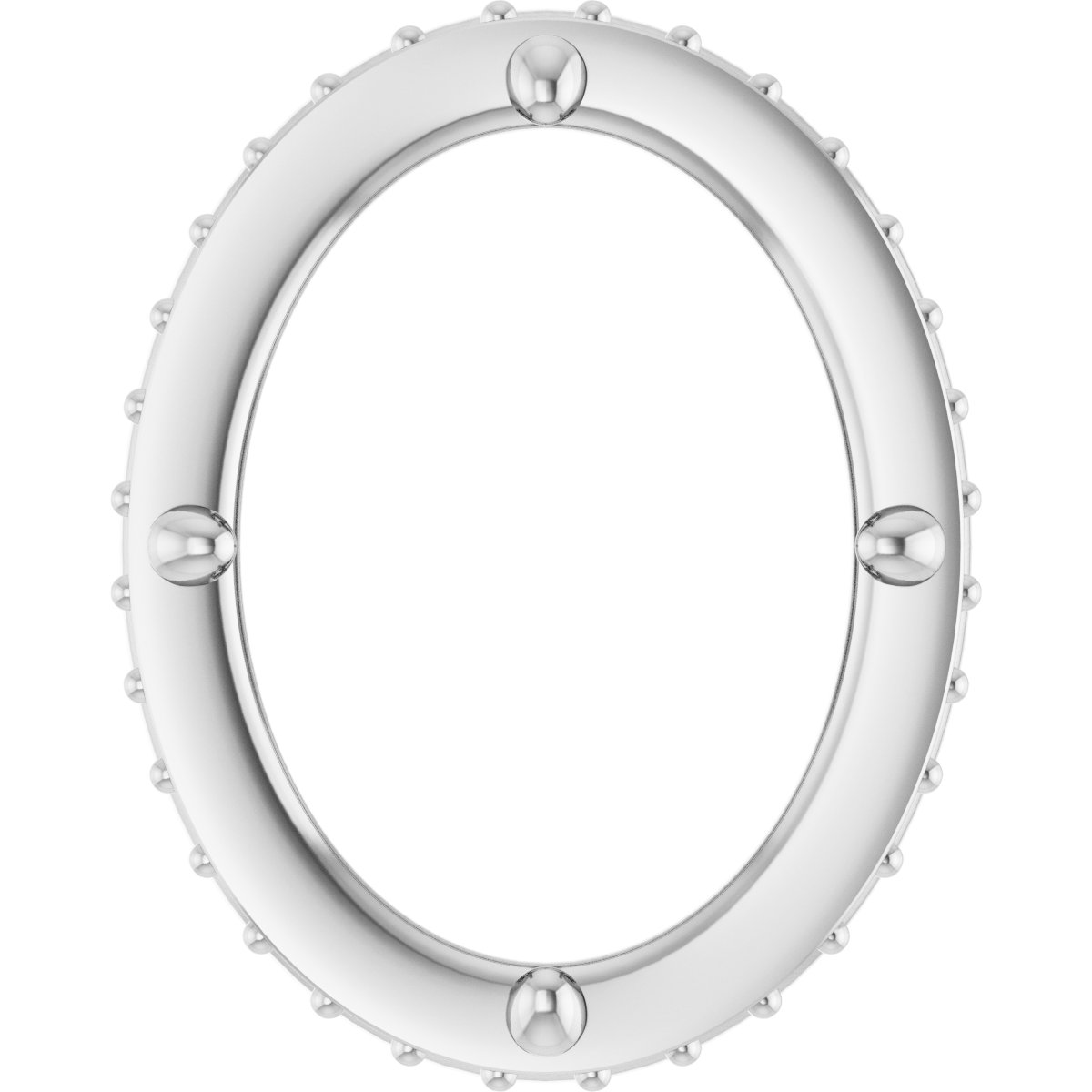Hidden Halo-Style Bezel-Style Pendant