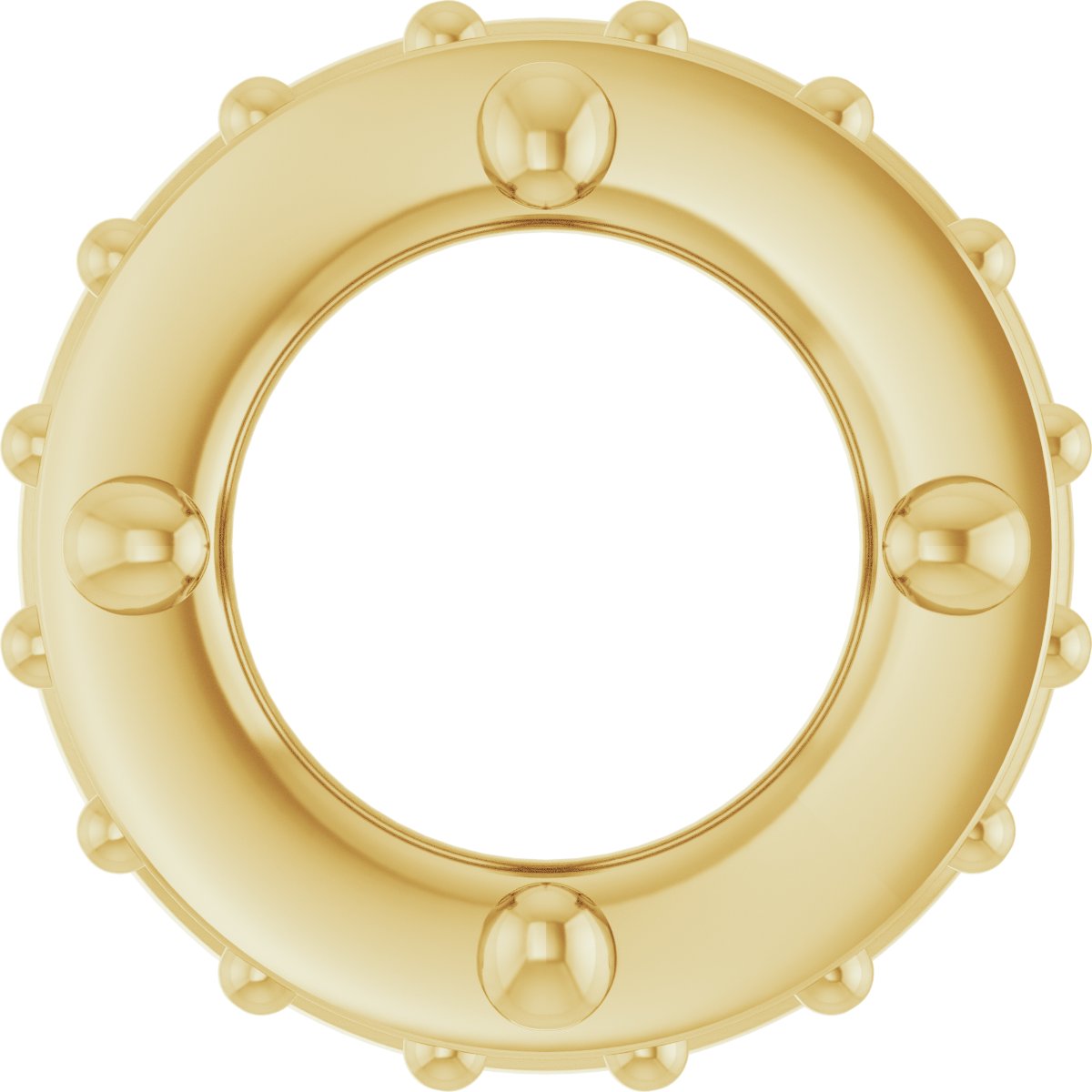 Hidden Halo-Style Bezel-Style Pendant