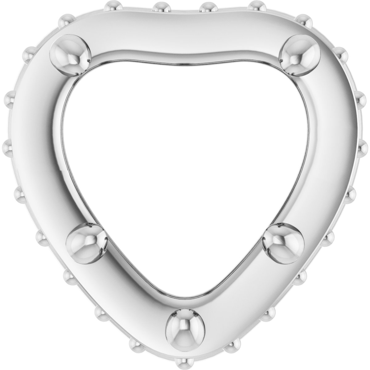 Hidden Halo-Style Bezel-Style Pendant