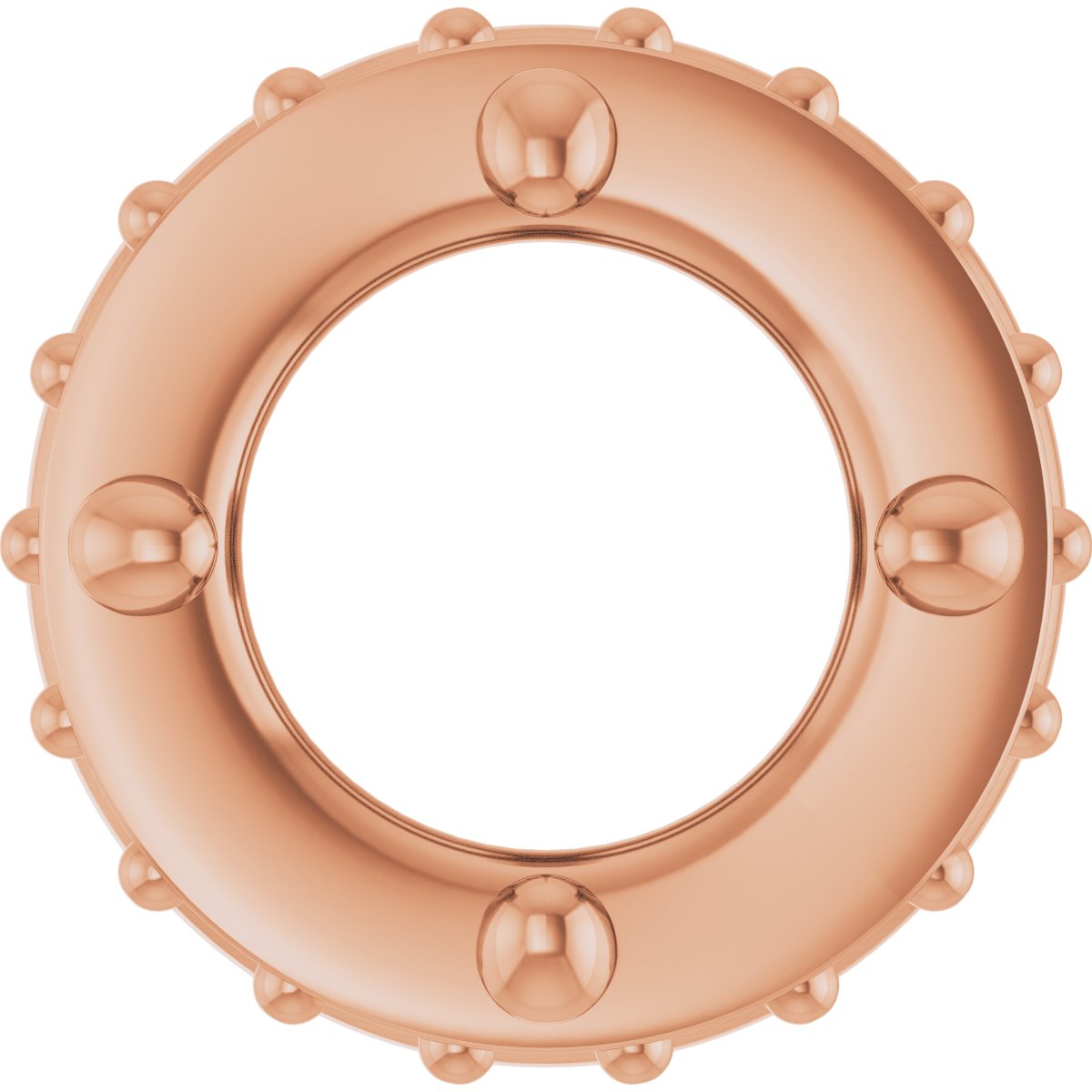Hidden Halo-Style Bezel-Style Pendant