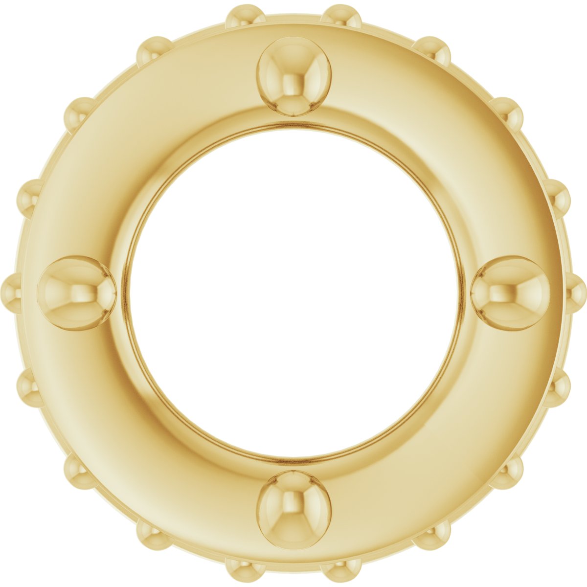 Hidden Halo-Style Bezel-Style Pendant