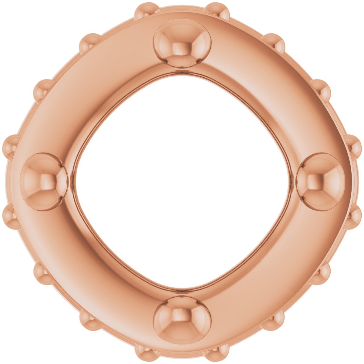 Hidden Halo-Style Bezel-Style Pendant