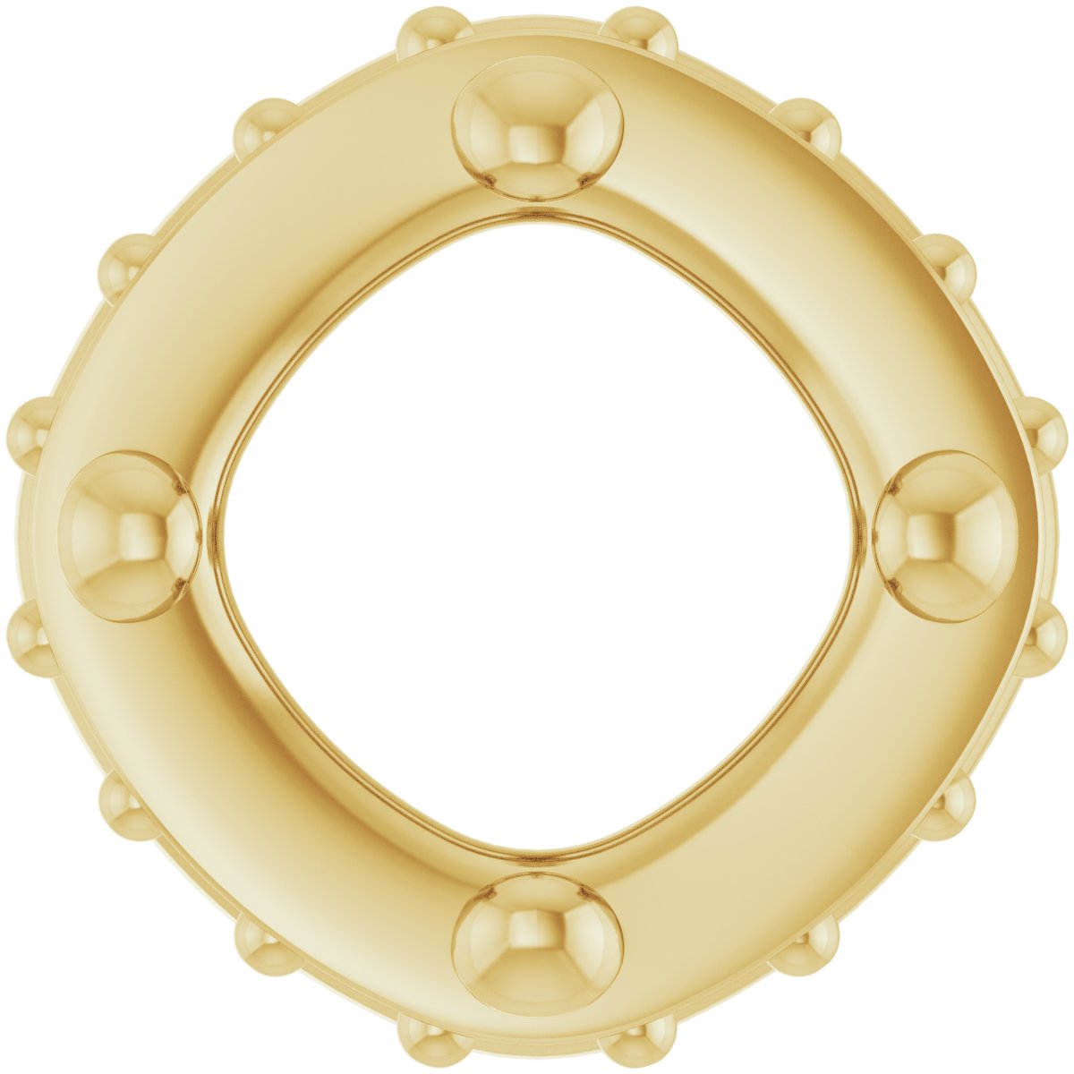 Hidden Halo-Style Bezel-Style Pendant