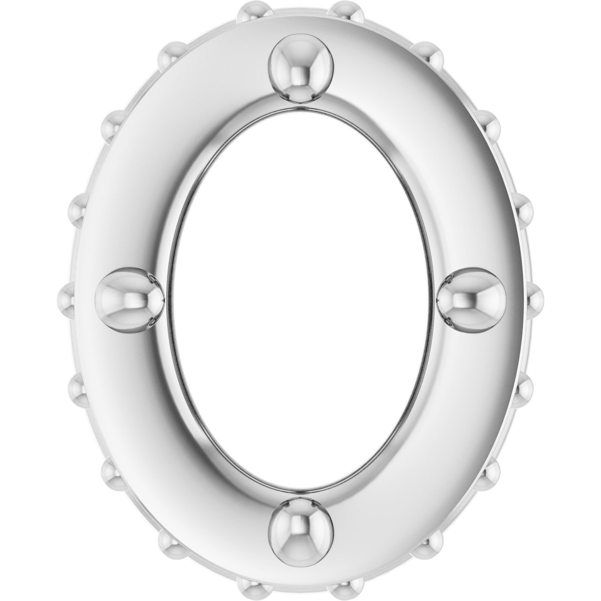 Hidden Halo-Style Bezel-Style Pendant