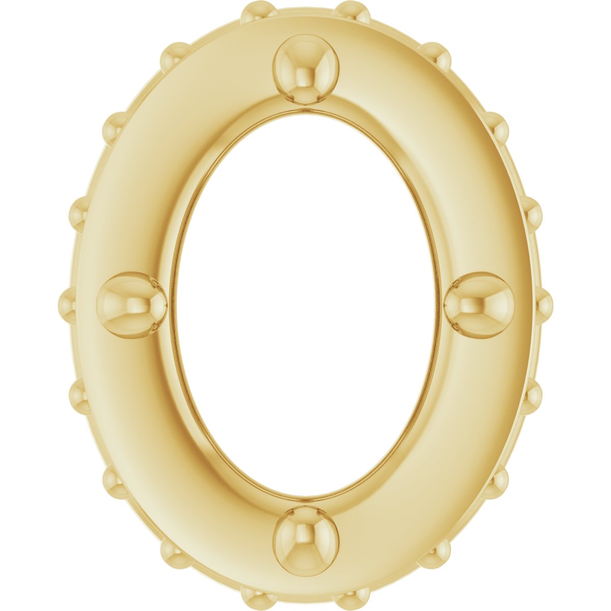 Hidden Halo-Style Bezel-Style Pendant