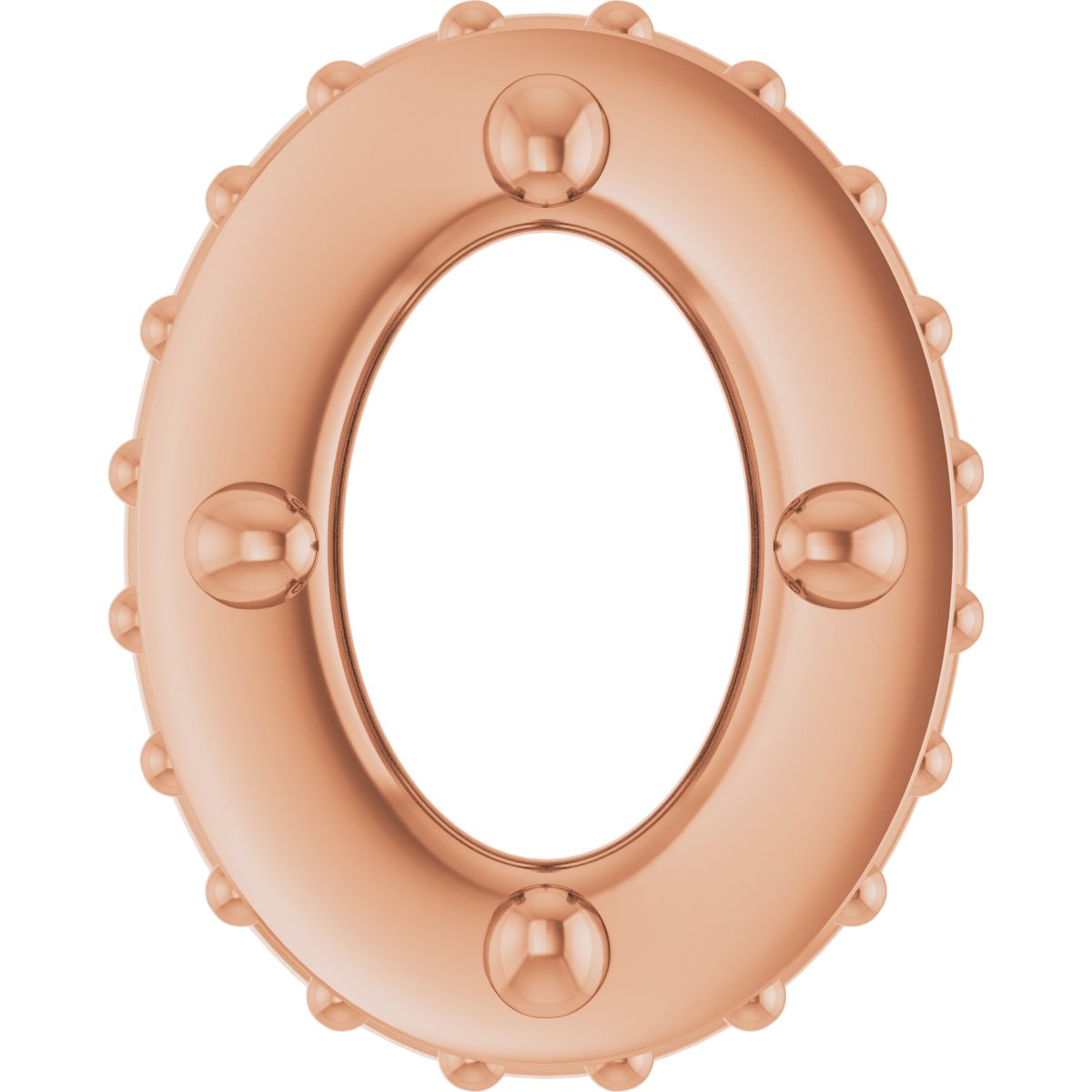 Hidden Halo-Style Bezel-Style Pendant