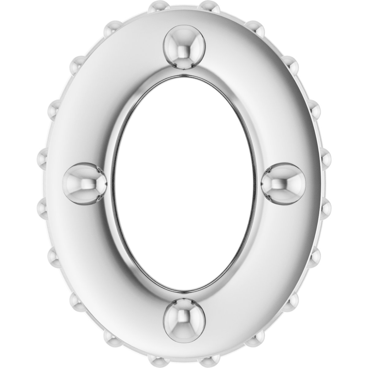 Hidden Halo-Style Bezel-Style Pendant