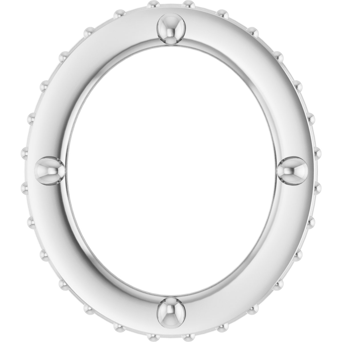 Hidden Halo-Style Bezel-Style Pendant
