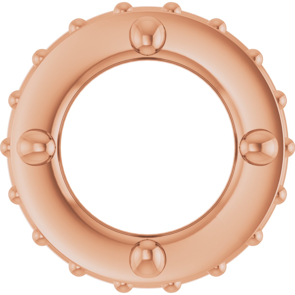 Hidden Halo-Style Bezel-Style Pendant