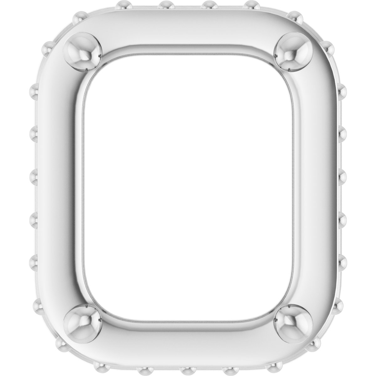 Hidden Halo-Style Bezel-Style Pendant