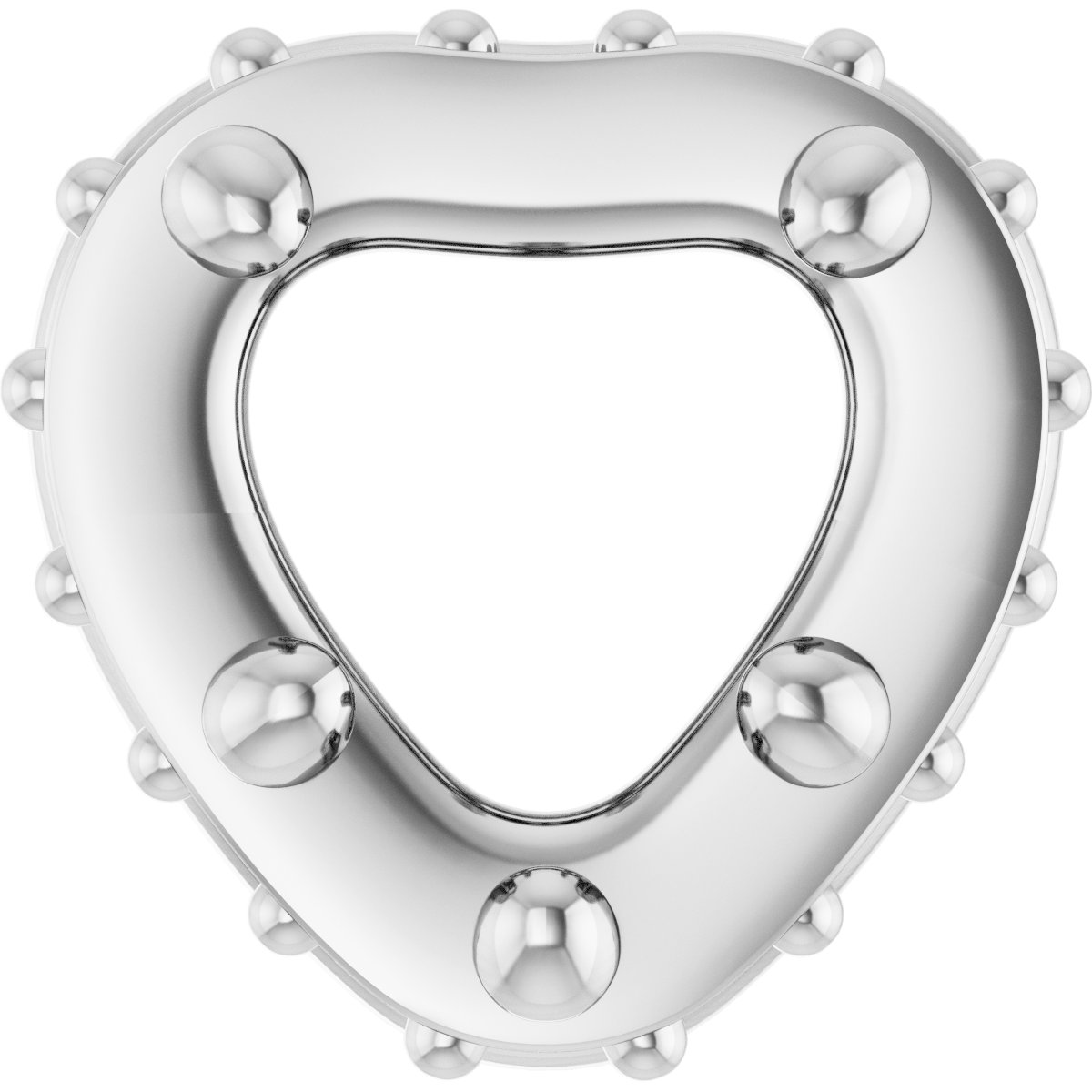 Hidden Halo-Style Bezel-Style Pendant