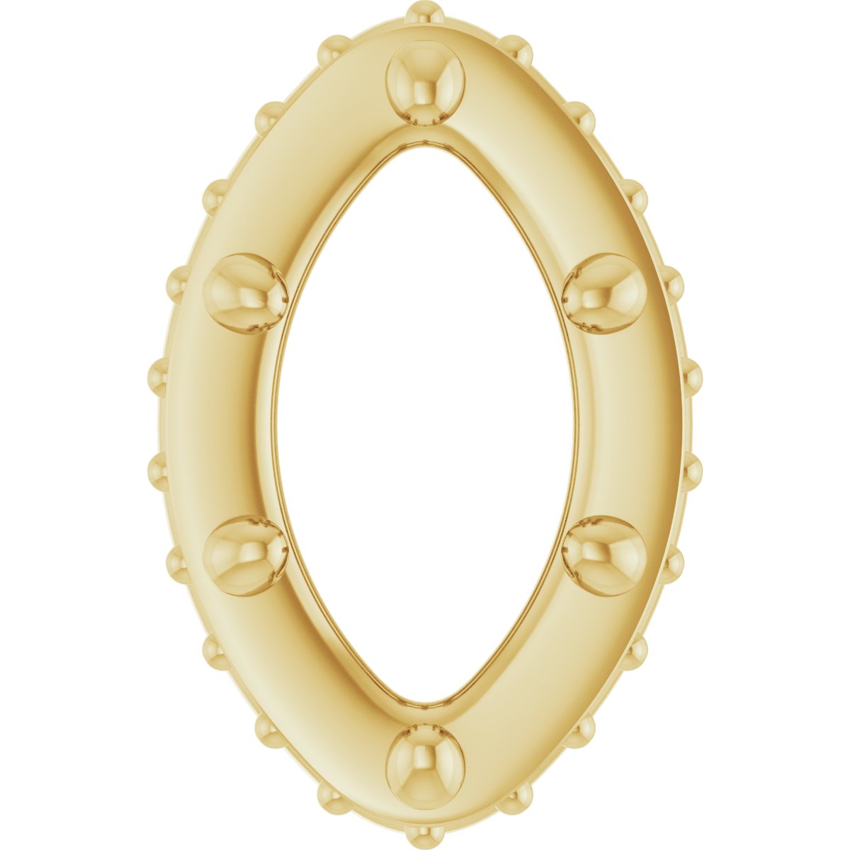 Hidden Halo-Style Bezel-Style Pendant