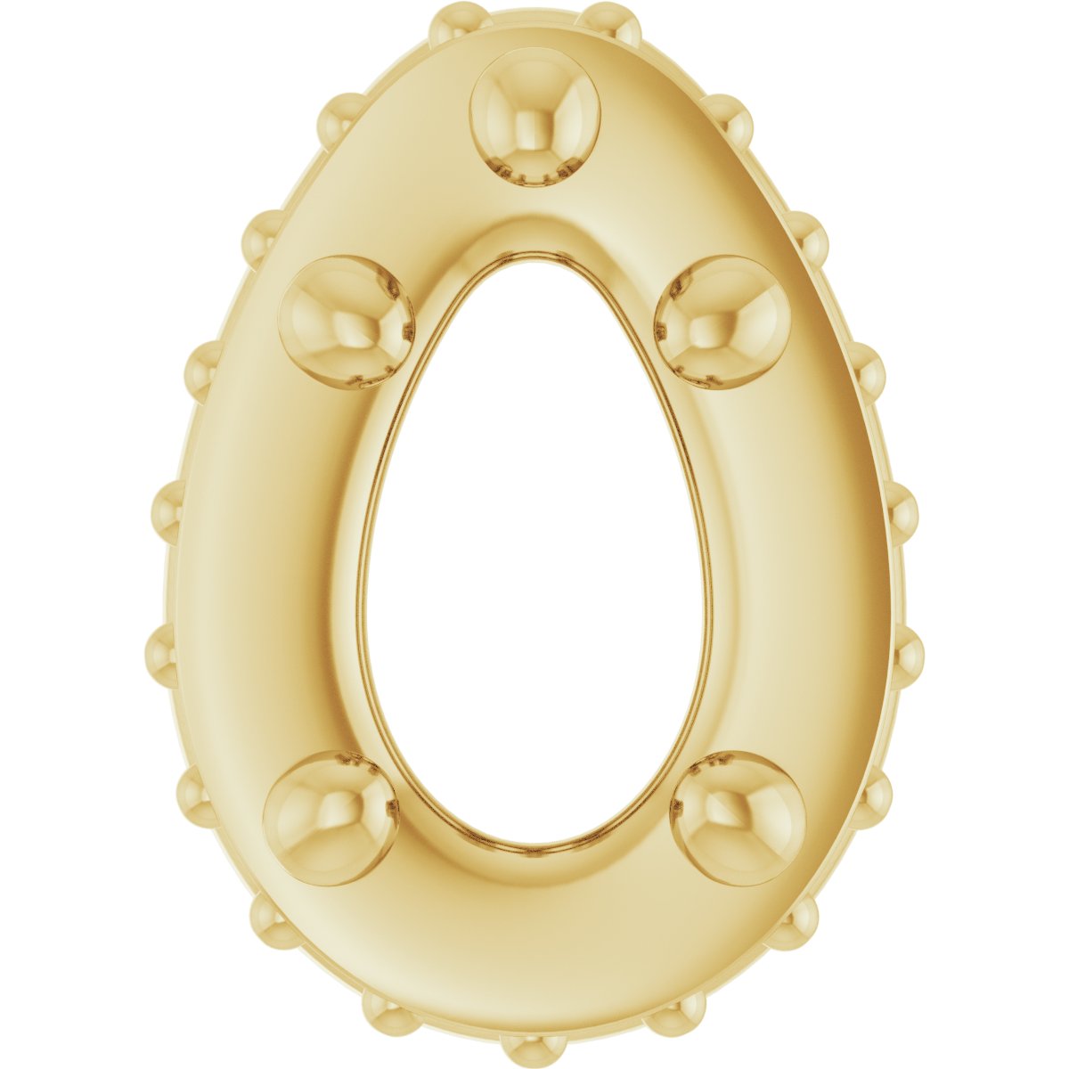 Hidden Halo-Style Bezel-Style Pendant