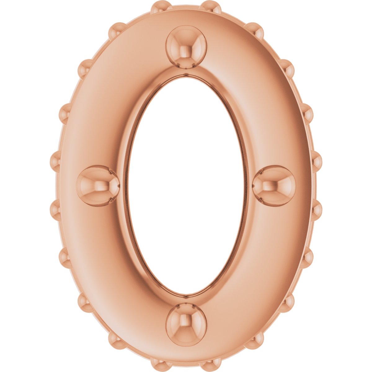 Hidden Halo-Style Bezel-Style Pendant