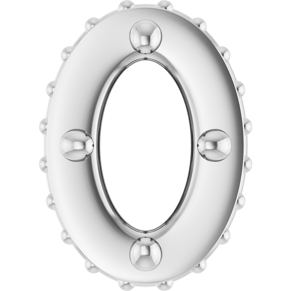 Hidden Halo-Style Bezel-Style Pendant